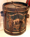 Drum of Edinburgh Town Guard at National Museum of Scotland. Edinburgh, Scotland