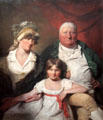 William Chalmers Bethune, his 2nd wife Isobel Morison & daughter Isabella Maxwell Morison painting by Sir David Wilkie at National Gallery of Scotland. Edinburgh, Scotland