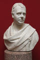 Sir Walter Scott marble bust by studio of Sir Francis Chantrey at National Gallery of Scotland. Edinburgh, Scotland.