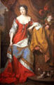 Queen Anne, when Princess of Denmark portrait by Willem Wissing & Jan van der Vaart at National Portrait Gallery of Scotland. Edinburgh, Scotland