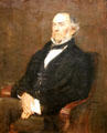 Prime Minister William Ewart Gladstone portrait by Franz-Seraph von Lenbach at National Portrait Gallery of Scotland. Edinburgh, Scotland.