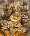 Candlestick painting by Georges Braque at Scottish National Gallery of Modern Art & Dean Gallery. Edinburgh, Scotland.