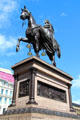 Bronze equestrian statue of Queen Victoria by Baron Carlo Marochetti. Glasgow, Scotland.