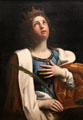 Saint Catherine painting by Guido Reni at Hunterian Art Gallery. Glasgow, Scotland.