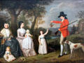 Spreull Family painting by David Allan at Hunterian Art Gallery. Glasgow, Scotland
