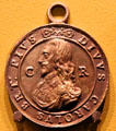 Execution of Charles I medal by Thomas Rawlins of France at Hunterian Art Gallery. Glasgow, Scotland.