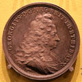 George I Proclaimed King medal by Ehrenreich Hannibal of Germany at Hunterian Art Gallery. Glasgow, Scotland.