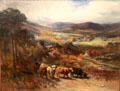 Balmoral, Autumn painting by Joseph Denovan Adam at Kelvingrove Art Gallery. Glasgow, Scotland.