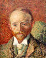 Alexander Reid, Glasgow art dealer portrait by Vincent van Gogh at Kelvingrove Art Gallery. Glasgow, Scotland.