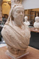 Queen Victoria marble bust by Francis Williamson at Kelvingrove Art Gallery. Glasgow, Scotland.