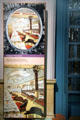 Glasgow tearooms by Charles Rennie Mackintosh display at Kelvingrove Art Gallery. Glasgow, Scotland.
