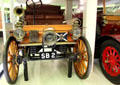 Arrol-Johnston dogcart auto at Riverside Museum. Glasgow, Scotland.