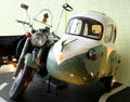 Sunbeam S7 motorcycle & sidecar at Riverside Museum. Glasgow, Scotland.