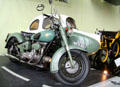 Sunbeam S7 motorcycle & sidecar at Riverside Museum. Glasgow, Scotland.