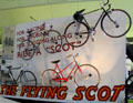 Collection of Flying Scot 10-speed bicycles by Rattray's of Glasgow at Riverside Museum. Glasgow, Scotland.