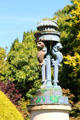 Mythical creatures on pilar at Robert Burns Monument. Alloway, Scotland.