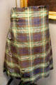 Highland kilt worn by Duncan Campbell of Lochnell at Stirling Castle Regimental Museum. Stirling, Scotland.