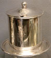Silver marmalade pot made for Argyll & Sutherland Highlanders at Stirling Castle Regimental Museum. Stirling, Scotland.
