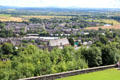 Town of Stirling below Stirling Castle. Stirling, Scotland.