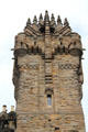 Crown of National Wallace Monument. Stirling, Scotland.