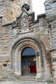 Entrance of National Wallace Monument. Stirling, Scotland.