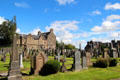 Churchyard of Church of Holy Rood. Stirling, Scotland.