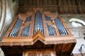 Flentrop organ in adapted 19th C case at Dunblane Cathedral. Dunblane, Scotland.