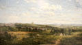 Dunfermline from Northwest painting by Andrew Blair at Andrew Carnegie Birthplace Museum. Dunfermline, Scotland.
