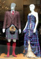 Scottish formal dress in shop window. Edinburgh, Scotland