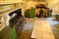 Old basement kitchen at Newhailes. Musselburgh, Scotland.