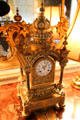 French double dial clock from Le Roy et Fils of Paris in Yellow Drawing Room at Hopetoun House. Queensferry, Scotland.