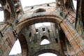 Transept tower & nave walls at Jedburgh Abbey. Jedburgh, Scotland.