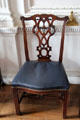 Dining Chippendale side chair at Manderston House. Duns, Scotland