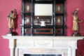 Mantle shelves on Adamesque fireplace at Manderston House. Duns, Scotland.