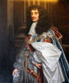 Portrait of Charles II at Glamis Castle. Angus, Scotland.