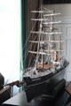 Model of RSS Discovery, Antarctic exploration three-masted ship, in billiard room / library at Glamis Castle. Angus, Scotland.