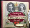 Long playing records of coronation of King George VI by RCA at Glamis Castle. Angus, Scotland