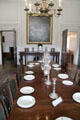 Imperial extending dining table by Robert Gillow of Lancaster at Hill of Tarvit Mansion. Cupar, Scotland.