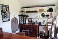 D MacPherson Tailor & Outfitter shop interior at Highland Folk Museum. Newtonmore, Scotland.