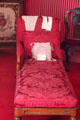 Day bed in Queen Victoria suite at Scone Palace. Perth, Scotland.