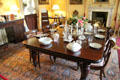 Dining room at Castle Fraser. Aberdeenshire, Scotland.