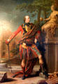 Colonel William Gordon portrait by Pompeo Batoni at Fyvie Castle. Turriff, Scotland.