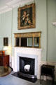 Dunfermline bedroom fireplace at Fyvie Castle. Turriff, Scotland.