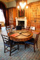 Library table at Haddo House. Methlick, Scotland.