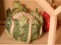 Ceramic tureen in shape of cauliflower at Haddo House. Methlick, Scotland.