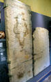 Tomb slabs in museum at Elgin Cathedral. Elgin, Scotland.