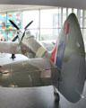 Supermarine Spitfire fighter at Potteries Museum & Art Gallery. Hanley, Stoke-on-Trent, England.