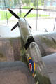 Supermarine Spitfire fighter at Potteries Museum & Art Gallery. Hanley, Stoke-on-Trent, England.