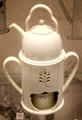 Wedgwood creamware Veilleuse designed for use in sick room at World of Wedgwood. Barlaston, Stoke, England.