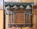 Arts & Crafts door bells at Wightwick Manor. Wolverhampton, England.